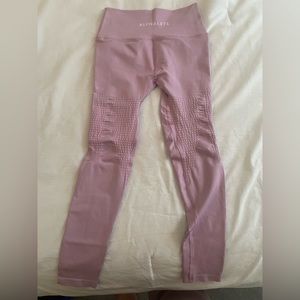 Alphalete, halo legggings, size small, color Bloom